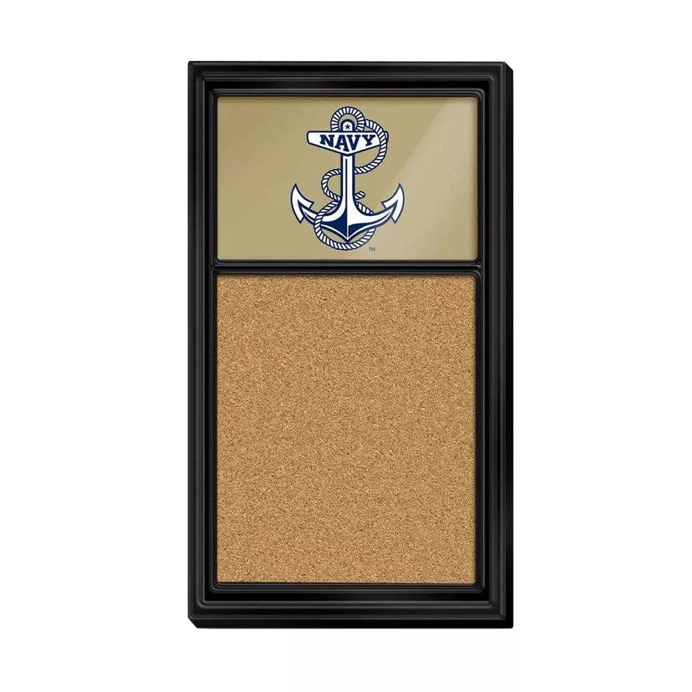 Navy Midshipmen: Anchor - Cork Note Board