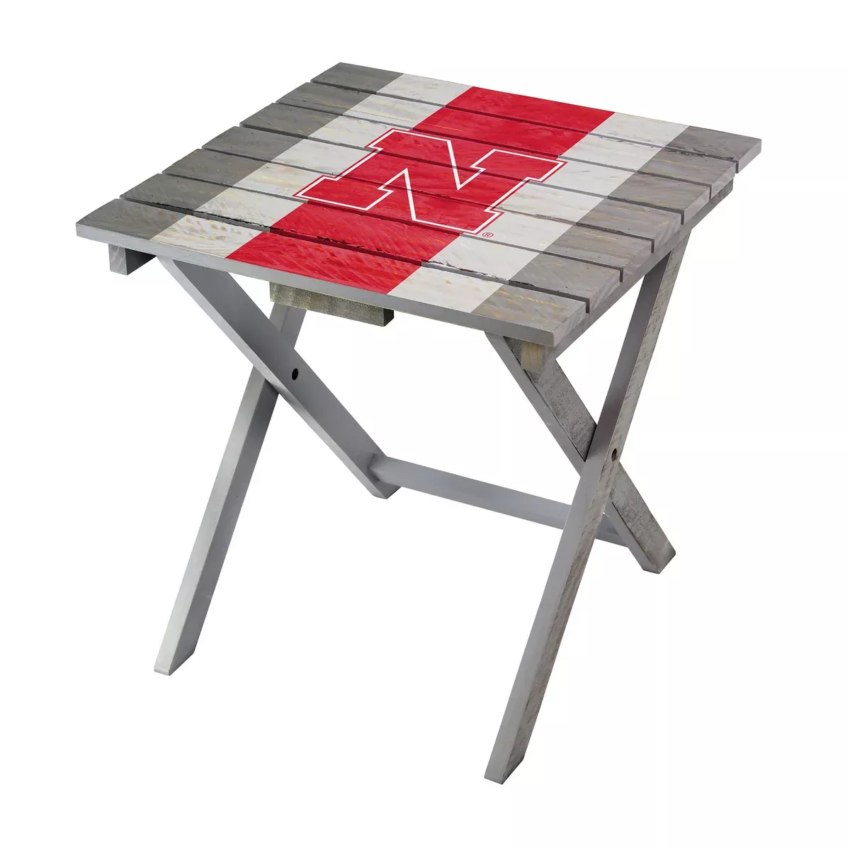 Nebraska Cornhuskers Folding Adirondack Table