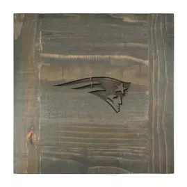New England Patriots Reclaimed Side Table