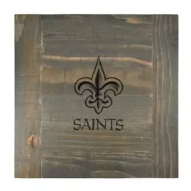 New Orleans Saints Reclaimed Side Table