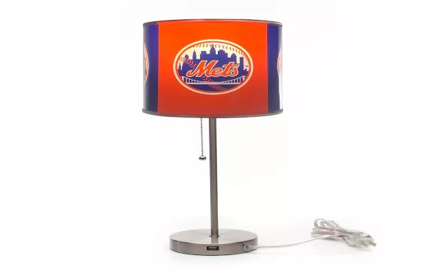 New York Mets Chrome Lamp For Sale – Game Room Gorilla
