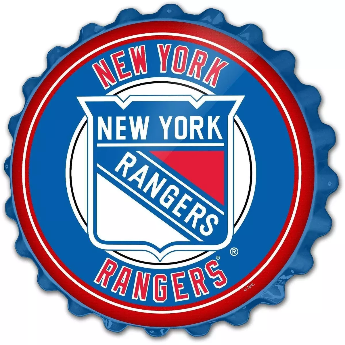 New York Rangers: Bottle Cap Wall Sign
