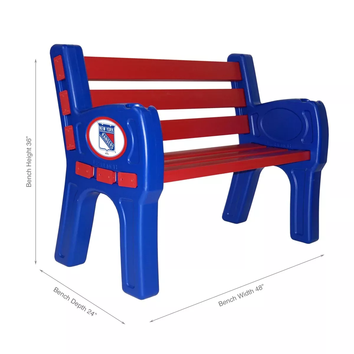 New York Rangers Park Bench