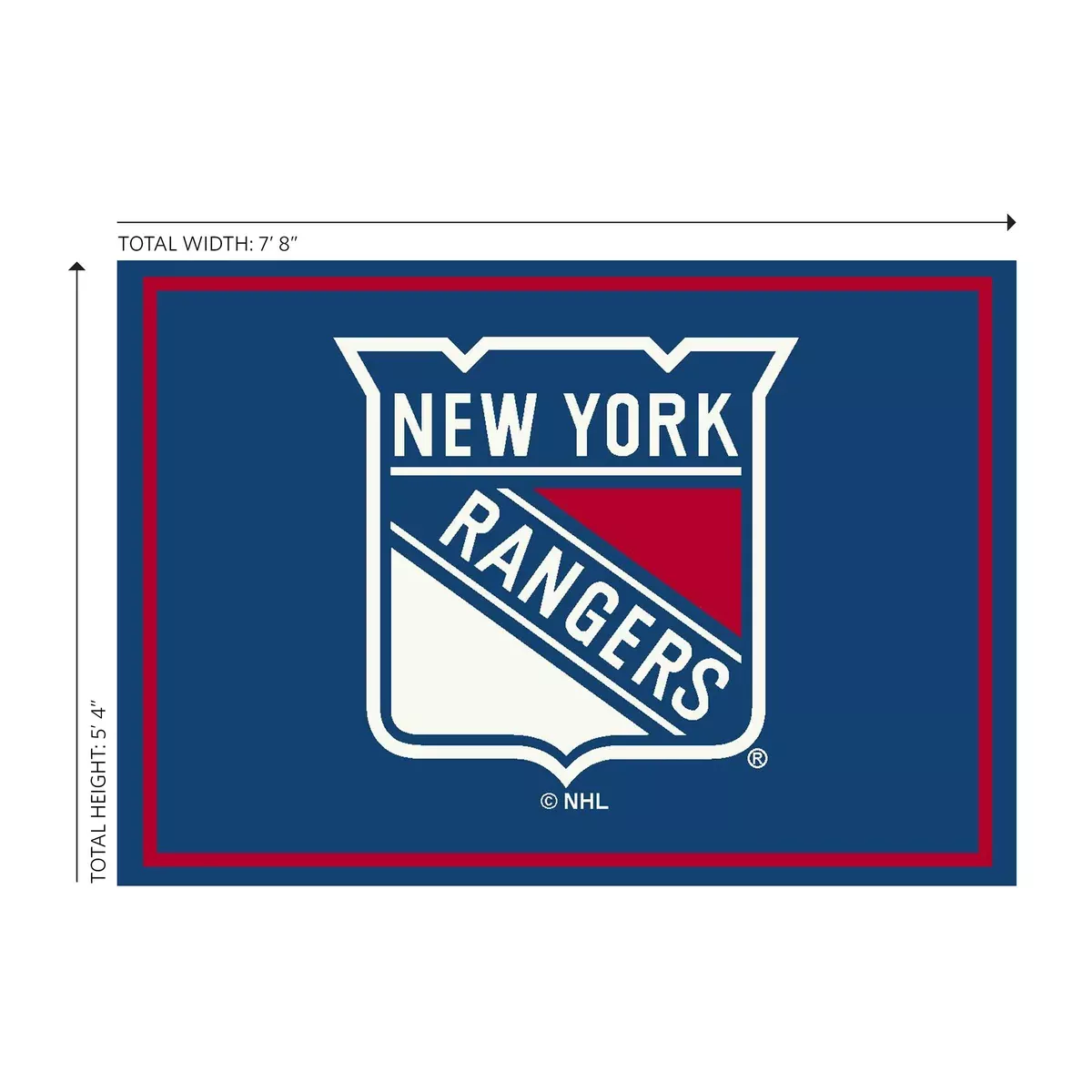 New York Rangers Spirit Rug
