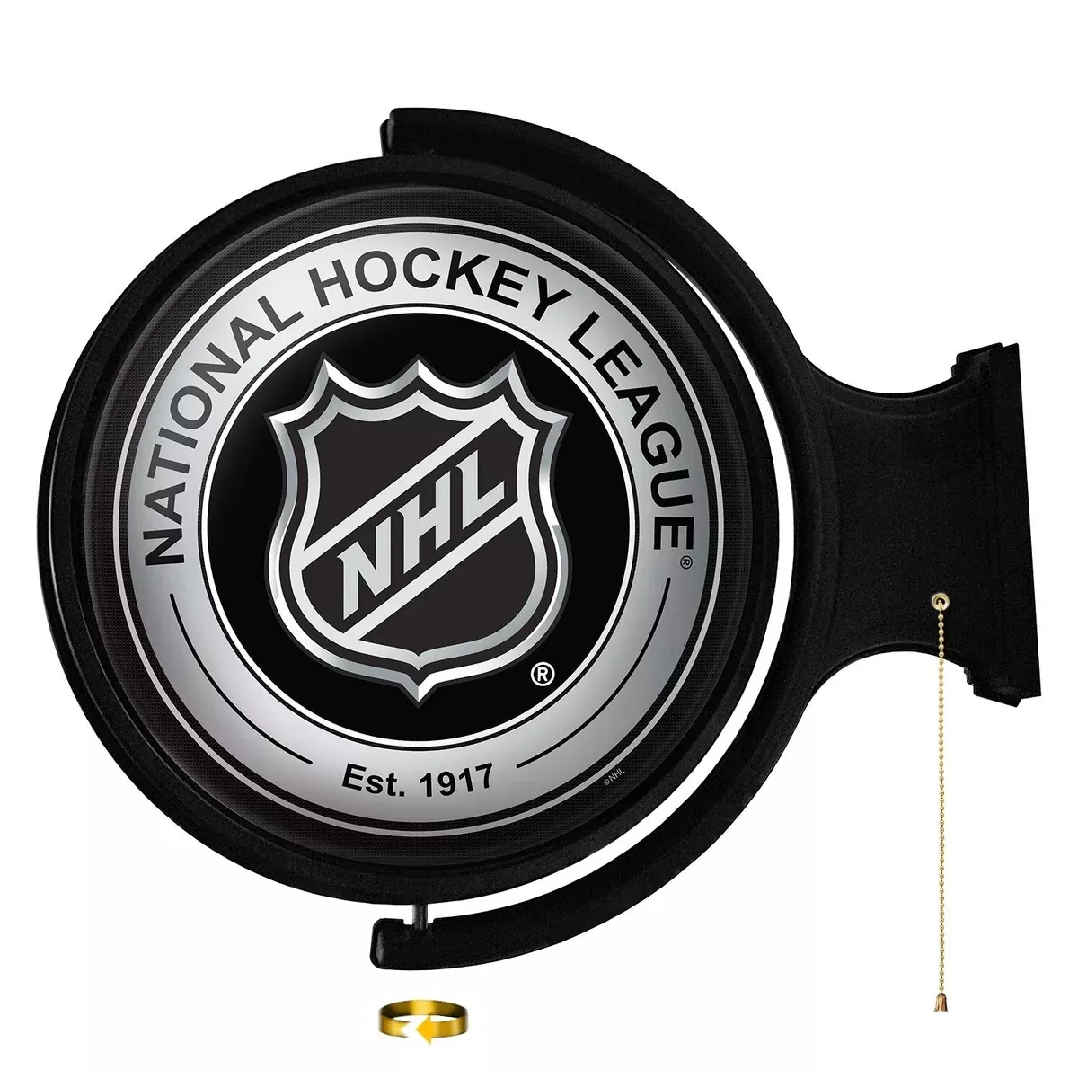 NHL: Original Round Rotating Lighted Wall Sign