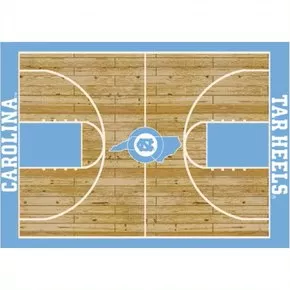 North Carolina Tar Heels Courtside Rug