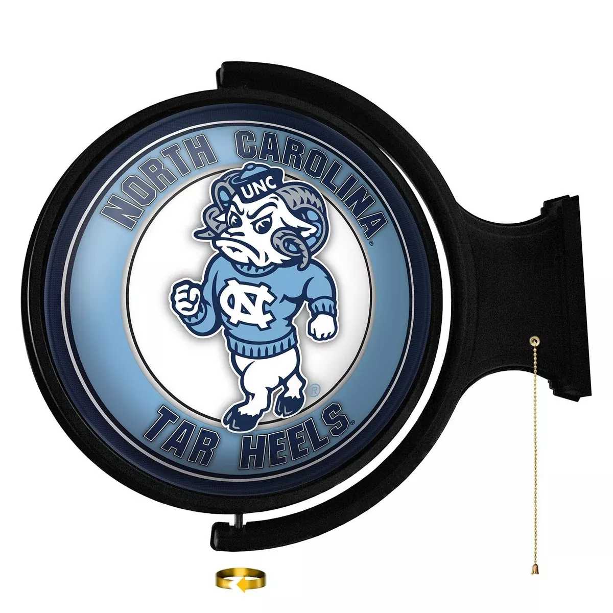 North Carolina Tar Heels: Mascot - Original Round Rotating Lighted Wall Sign