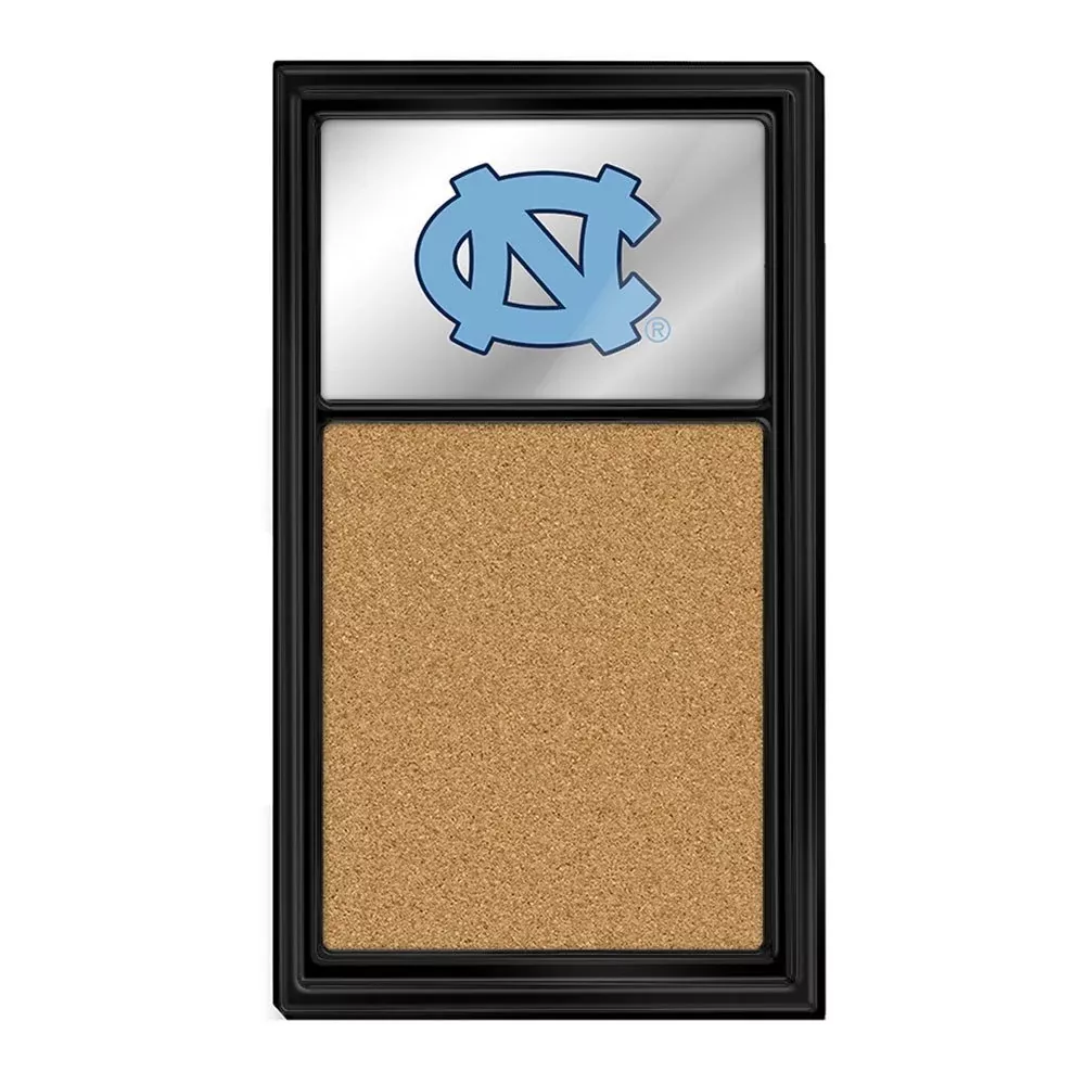 North Carolina Tar Heels: Mirrored Cork Note Board