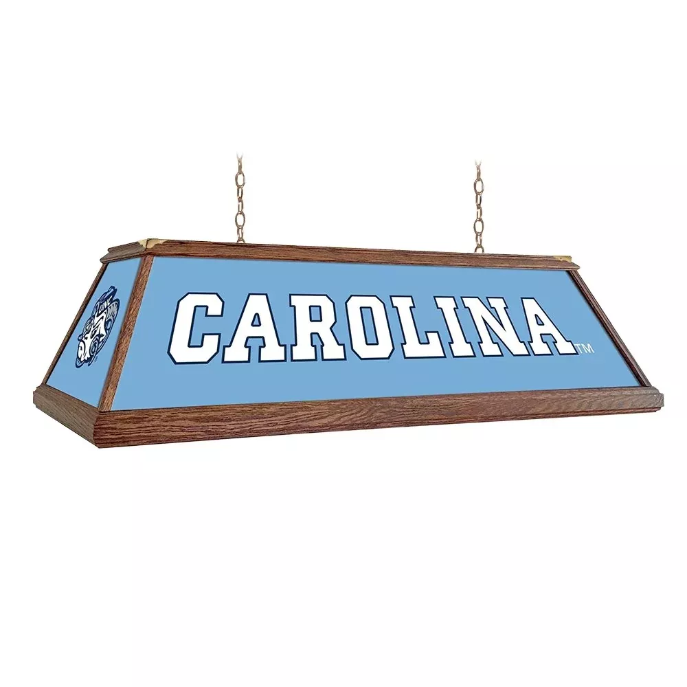 North Carolina Tar Heels: Premium Wood Pool Table Light