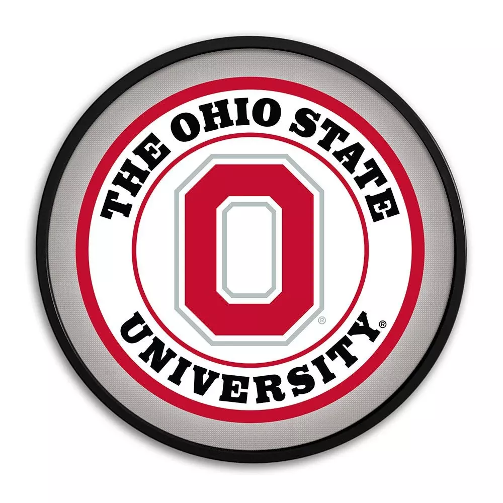 Ohio State Buckeyes: Block O - Modern Disc Wall Sign