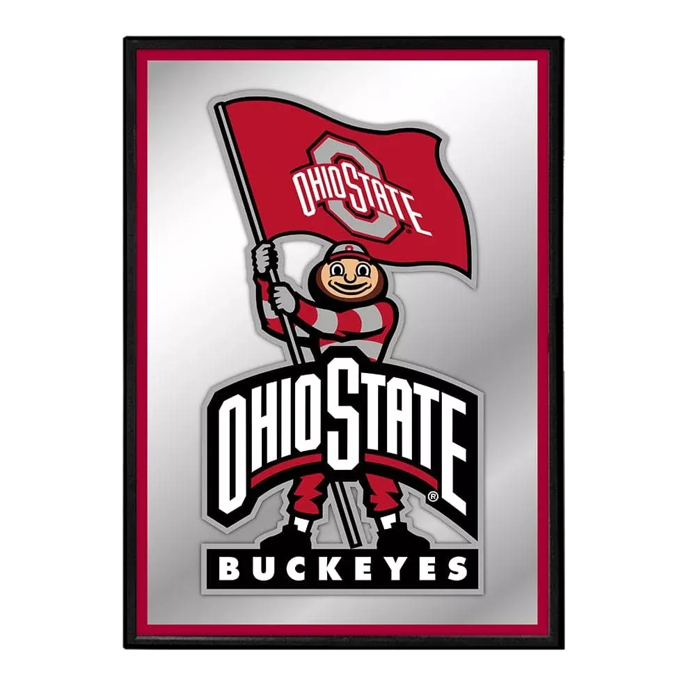 Ohio State Buckeyes: Mascot - Framed Mirrored Wall Sign