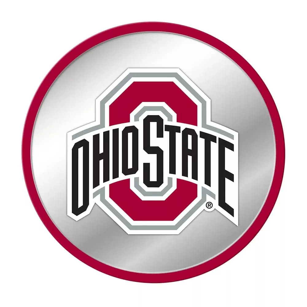 Ohio State Buckeyes: Modern Disc Mirrored Wall Sign