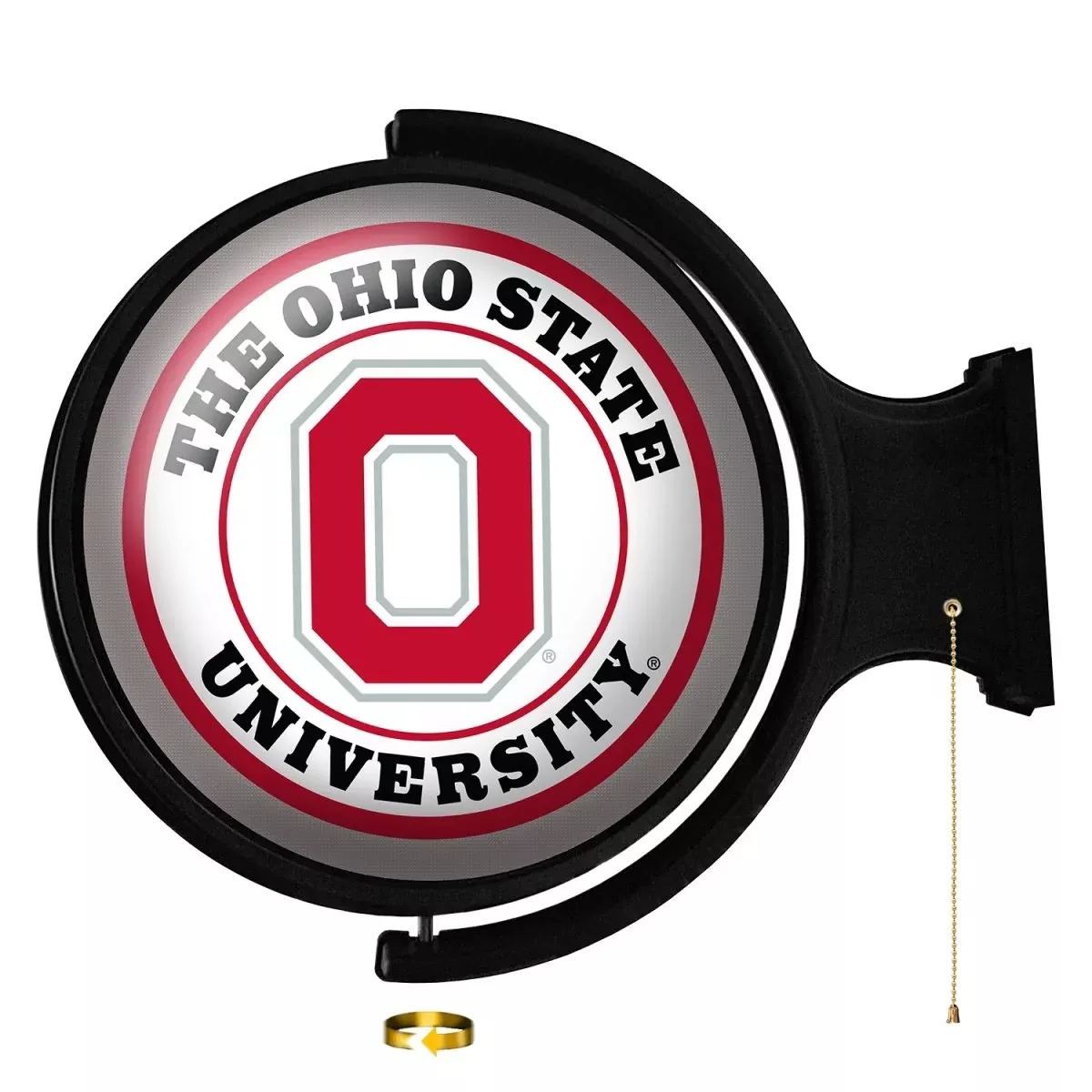 Ohio State Buckeyes: Original Round Rotating Lighted Wall Sign