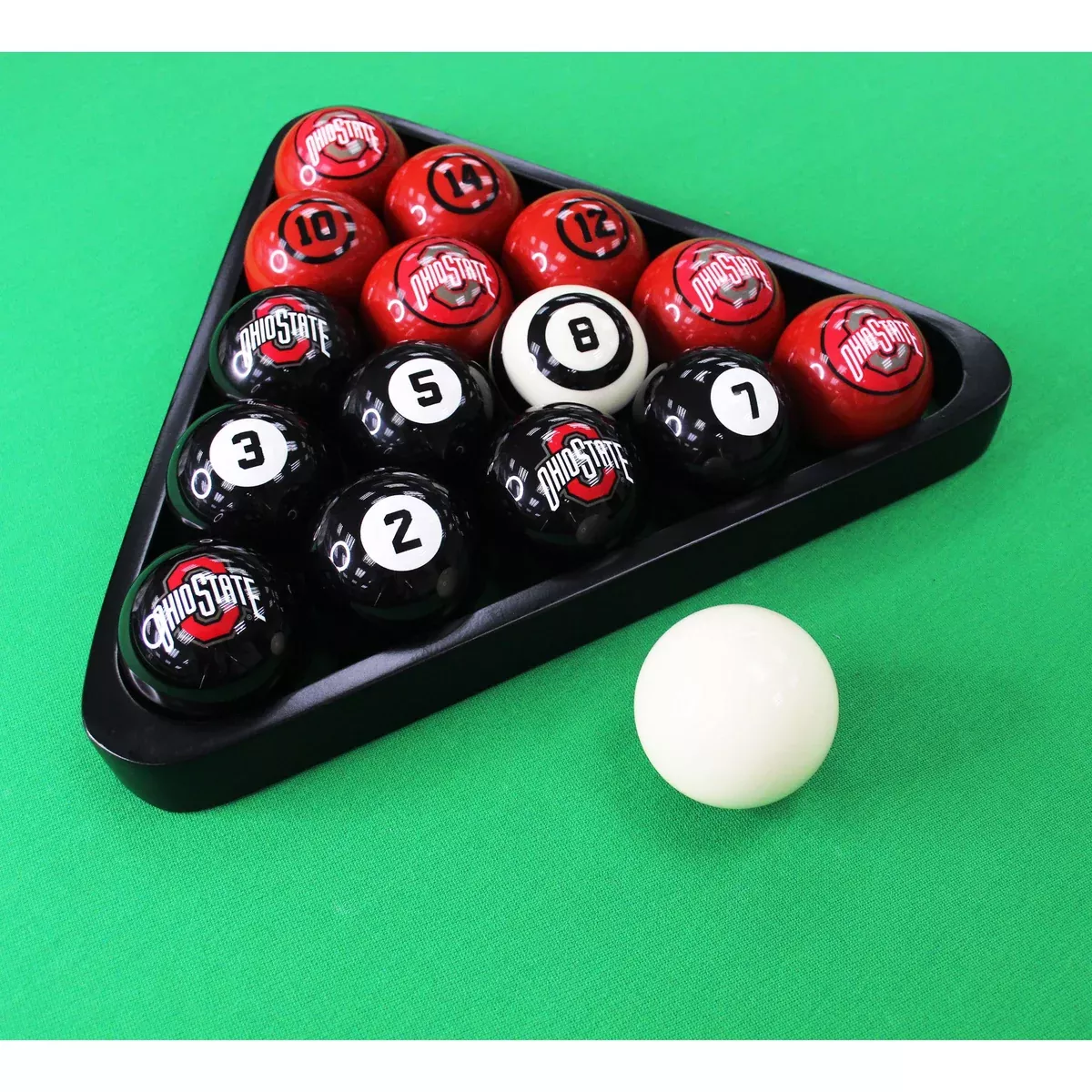 Ohio State Home vs. Away Billiard Ball Set