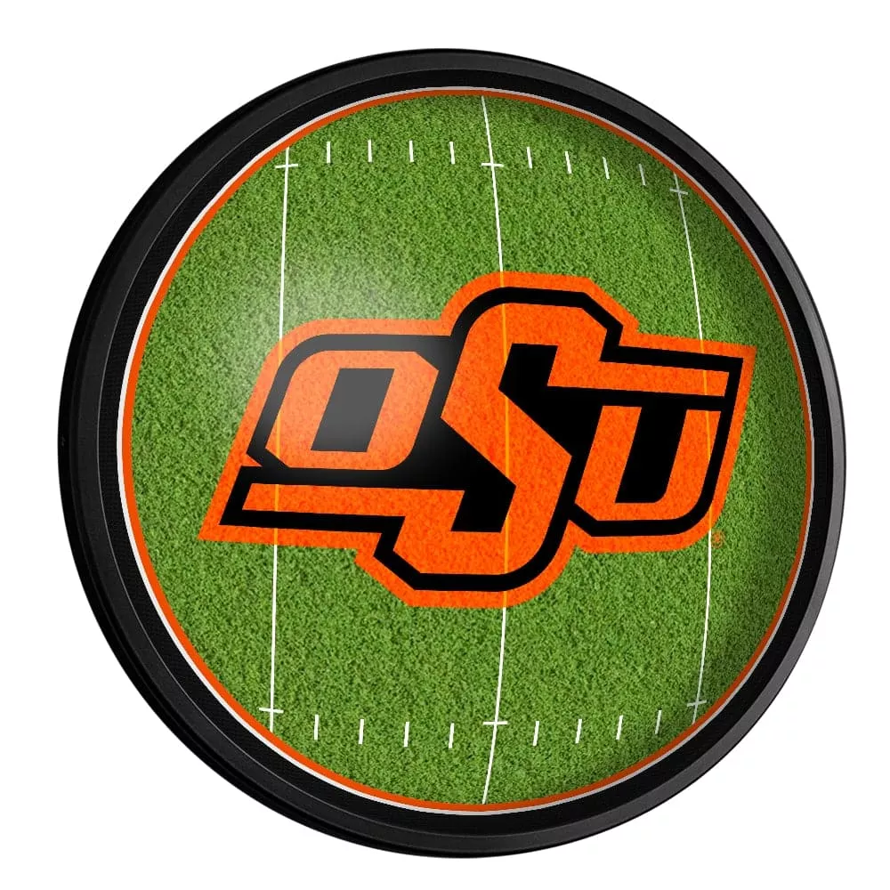 Oklahoma State Cowboys: On the 50 - Slimline Lighted Wall Sign