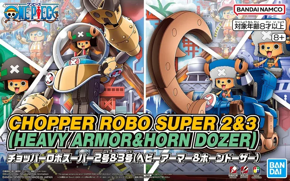 One Piece: Chopper Robo Super 2&3 (Heavy Armor & Horn Dozer)