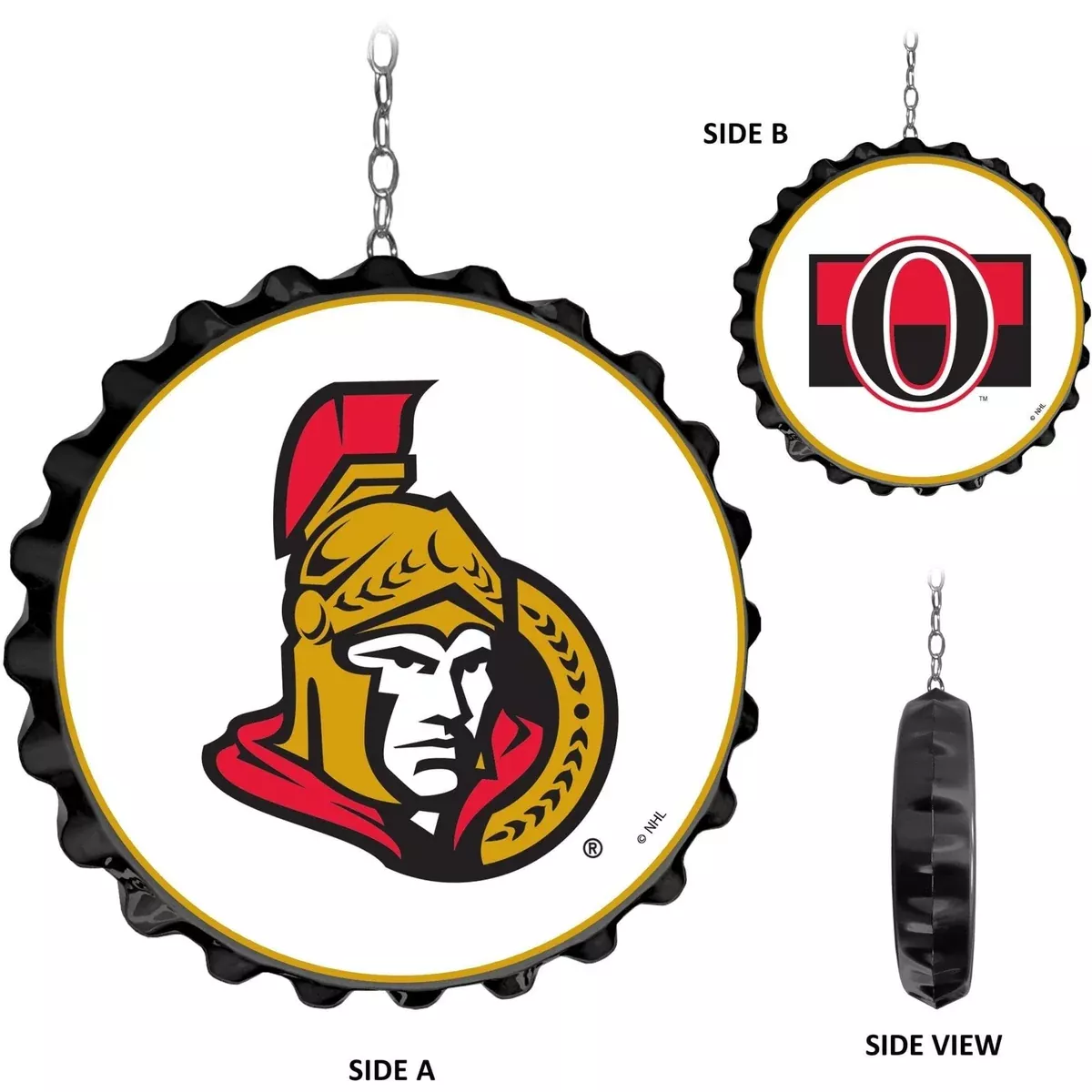 Ottawa Senators: Bottle Cap Dangler