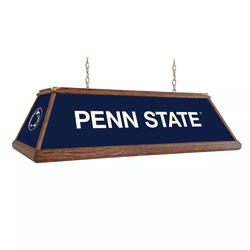 Penn State Nittany Lions: Premium Wood Pool Table Light