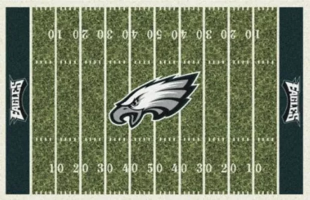 Philadelphia Eagles Homefield Rug Multiple Sizes For Sale – Game Room Gorilla