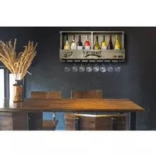 Philadelphia Eagles Reclaimed Bar Shelf