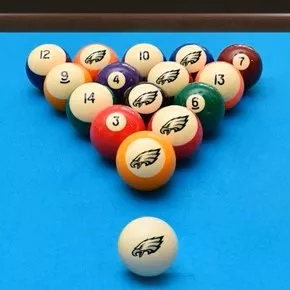 Philadelphia Eagles Retro Billiard Ball Sets