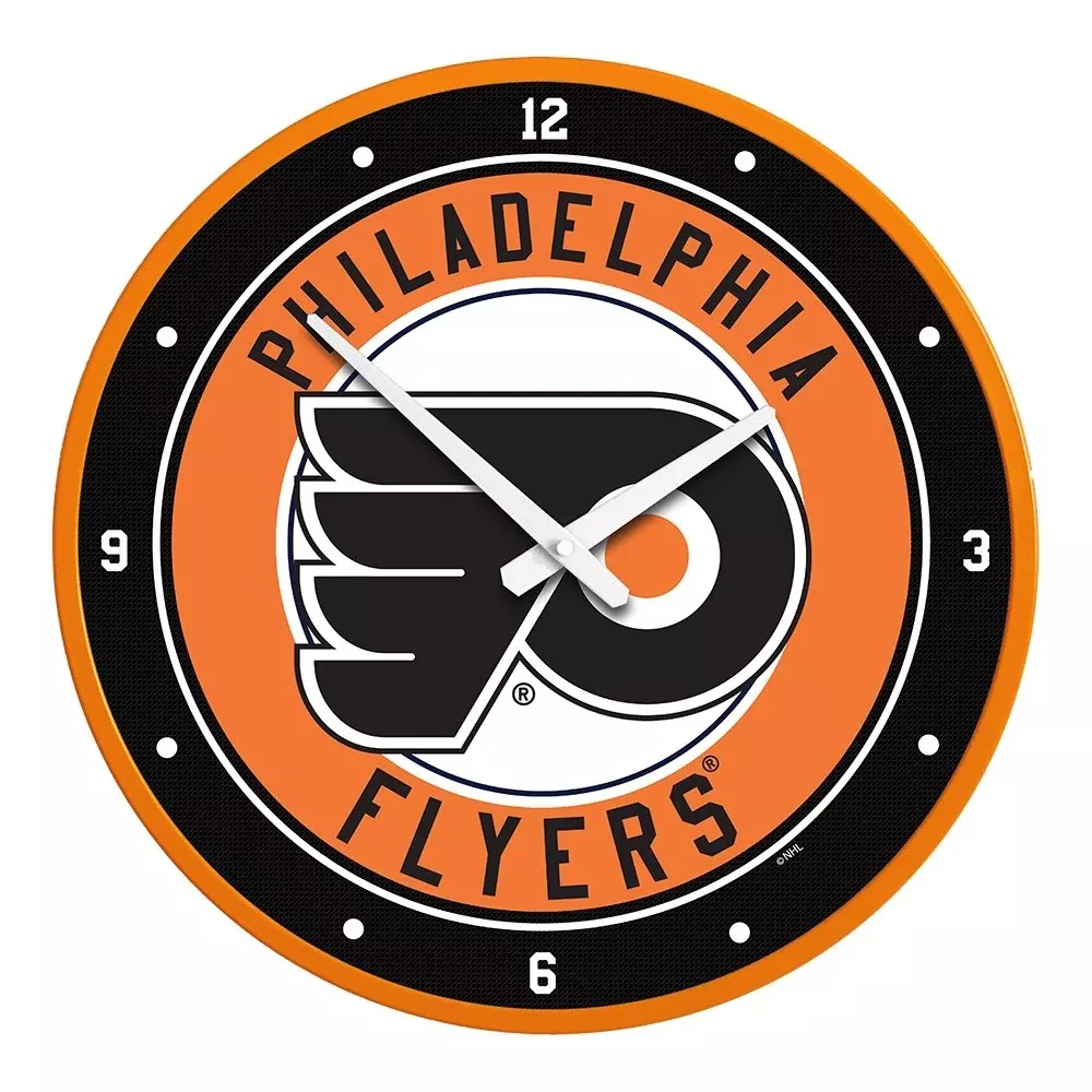 Philadelphia Flyers: Modern Disc Wall Clock