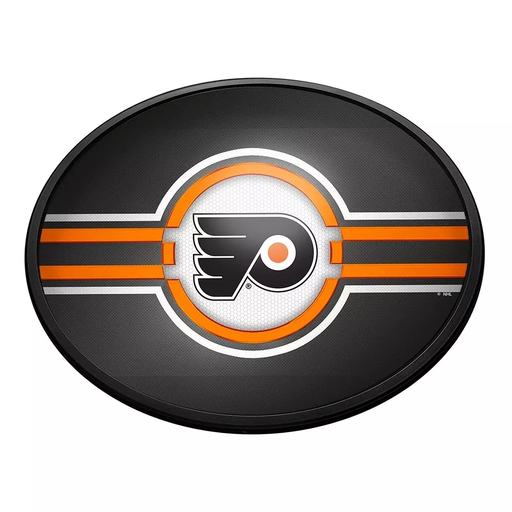 Philadelphia Flyers: Oval Slimline Lighted Wall Sign