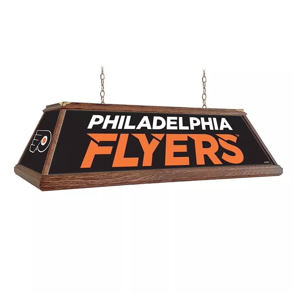 Philadelphia Flyers: Premium Wood Pool Table Light