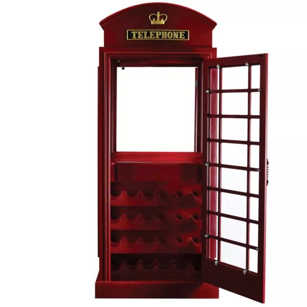 Phone Booth Wine Rack - Multiple Colors For Sale – Game Room Gorilla