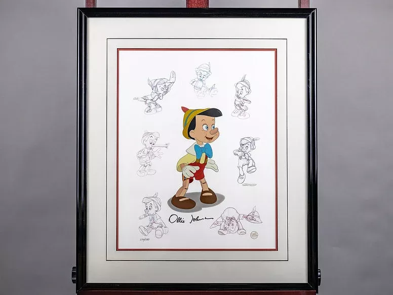 Pinocchio Limited Edition Cel Signed 1995 (256/350)