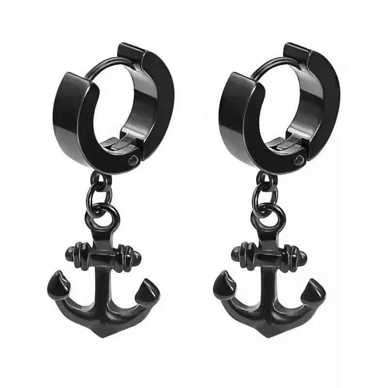 Pirate Anchor Hoop Earrings | Sons Of Pirate
