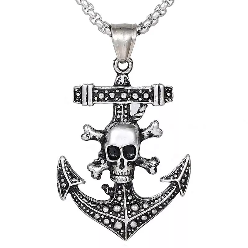 Pirate Anchor Necklace Men | Sons Of Pirate