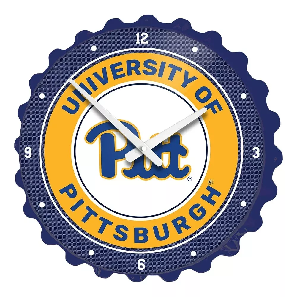 Pitt Panthers: Bottle Cap Wall Clock