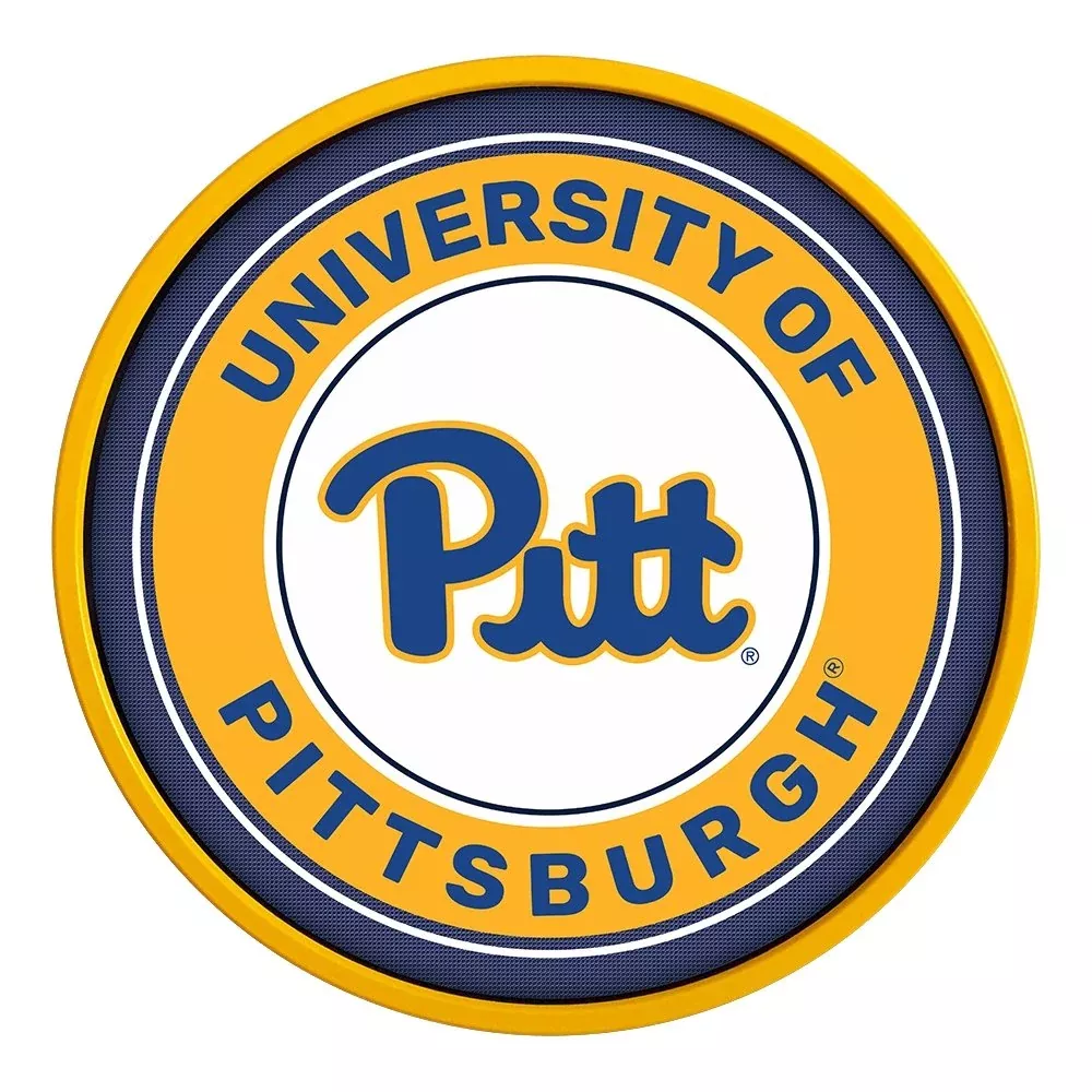 Pitt Panthers: Modern Disc Wall Sign