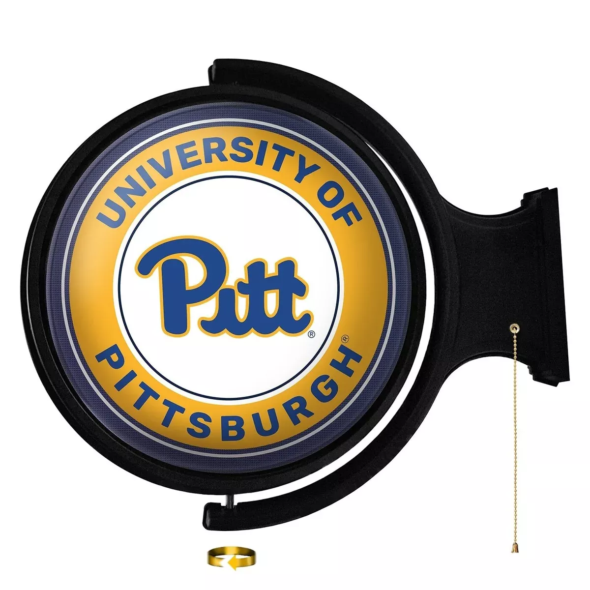 Pitt Panthers: Original Round Rotating Lighted Wall Sign