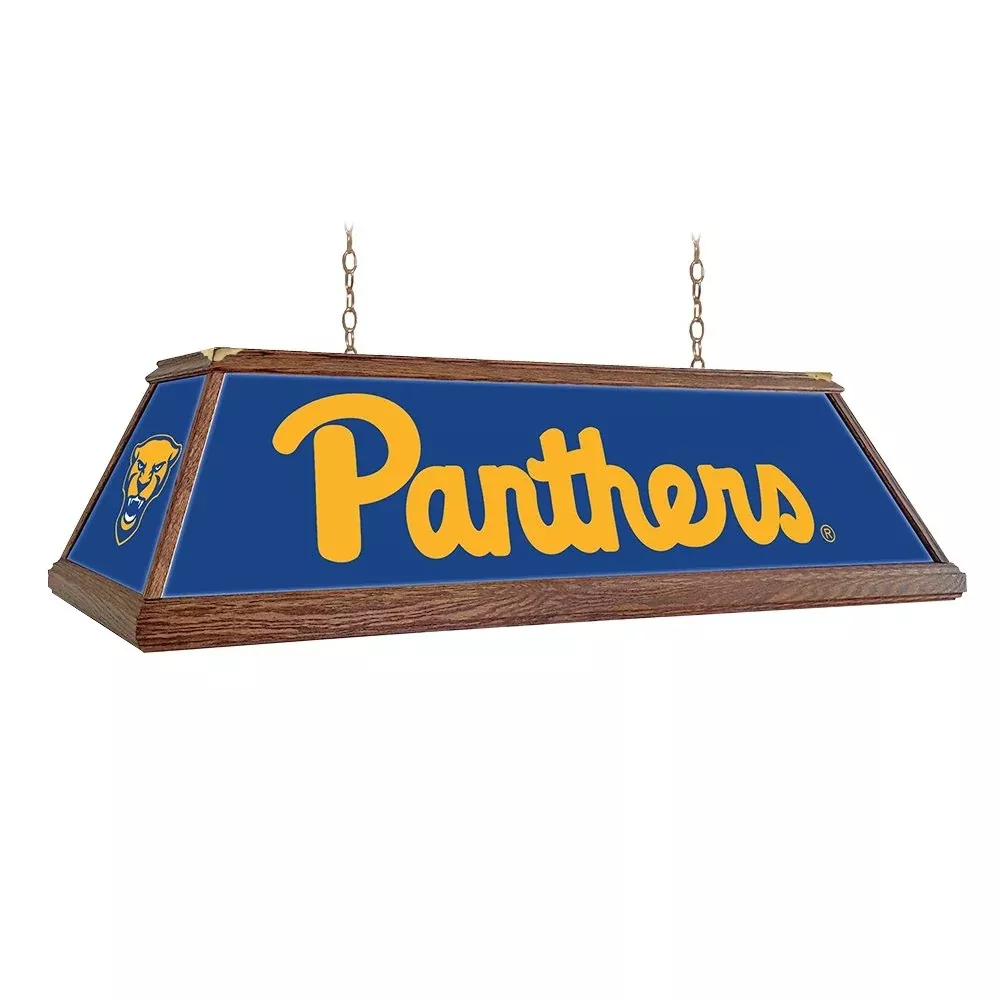 Pitt Panthers: Premium Wood Pool Table Light