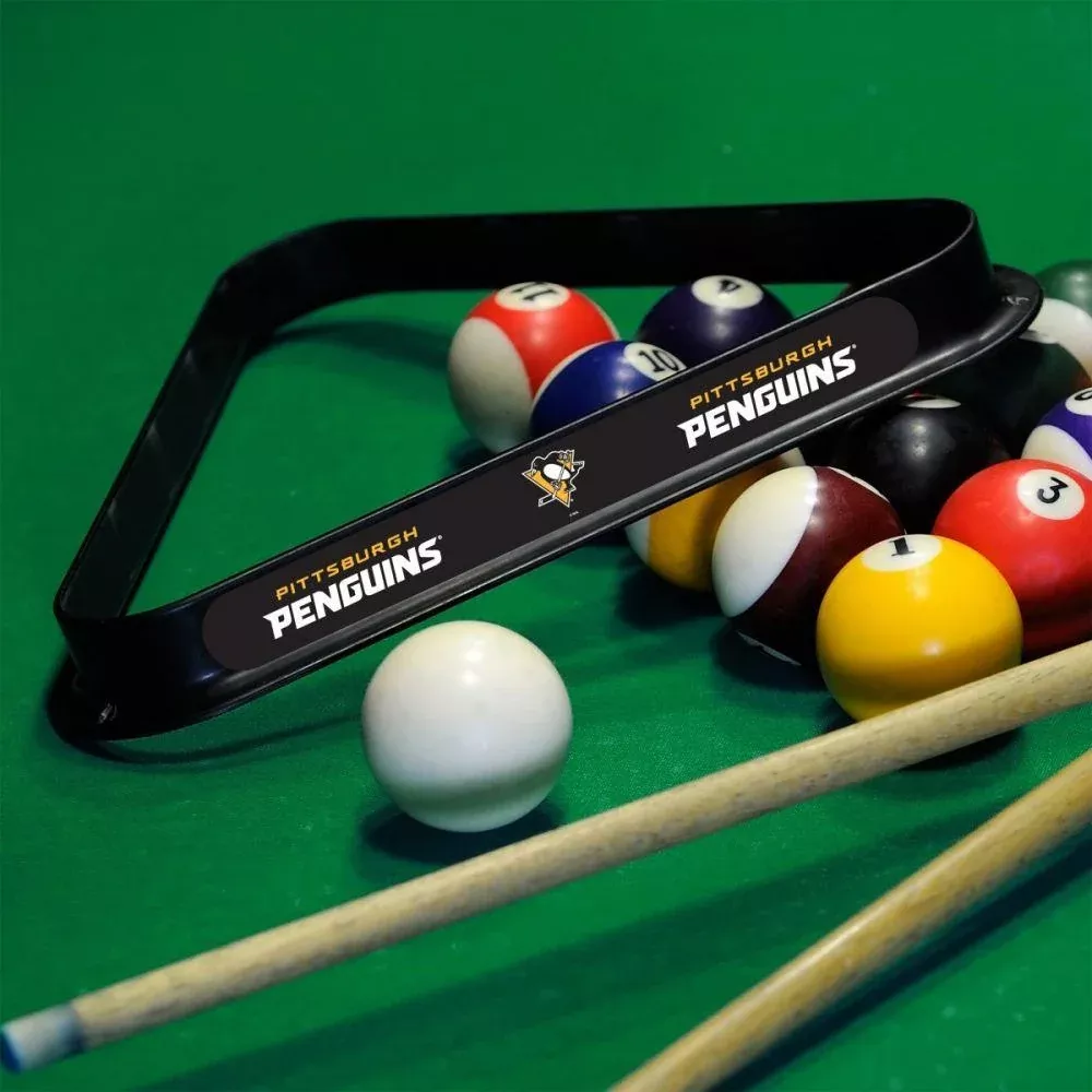 Pittsburgh Penguins Plastic 8-Ball Rack