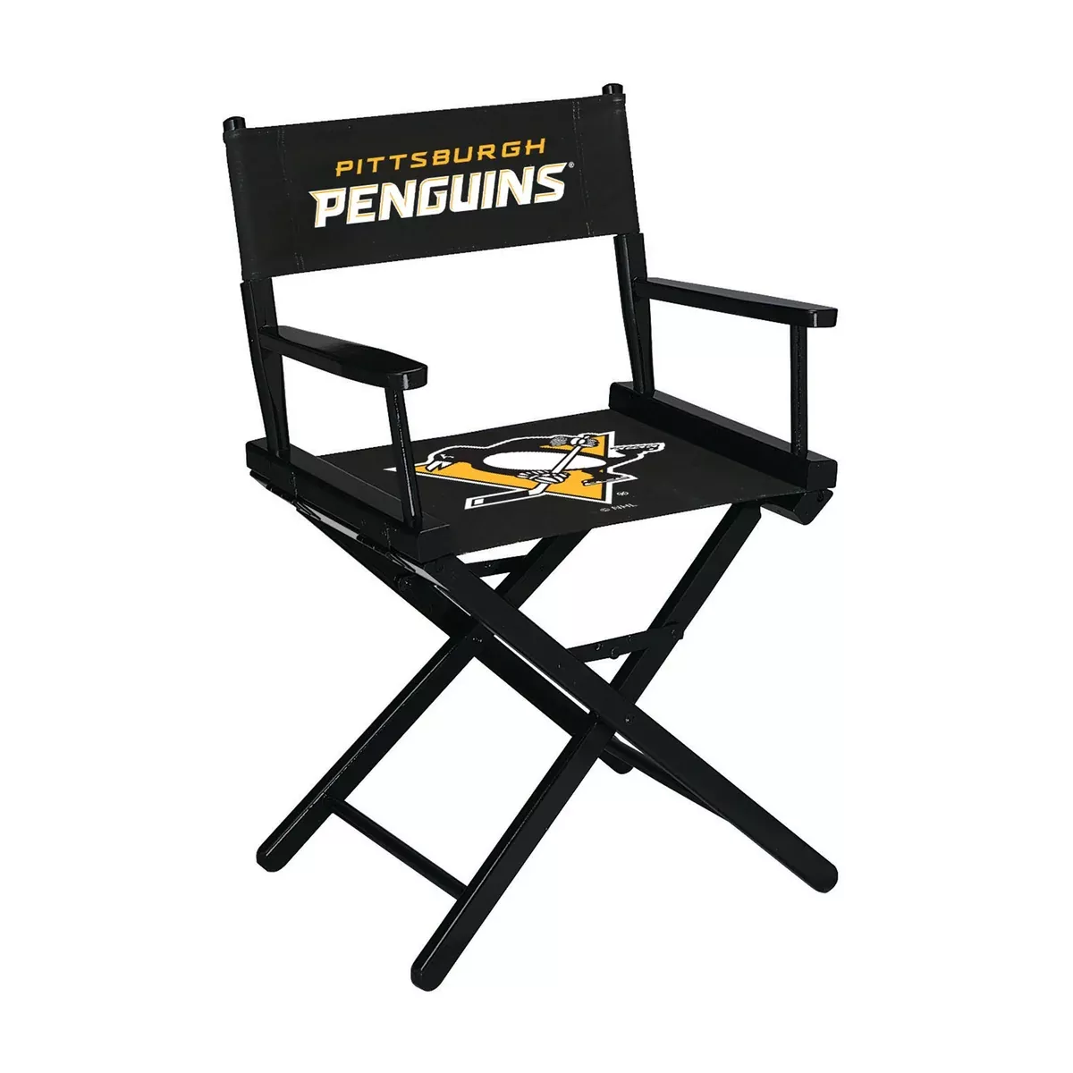 Pittsburgh Penguins Table Height Directors Chair