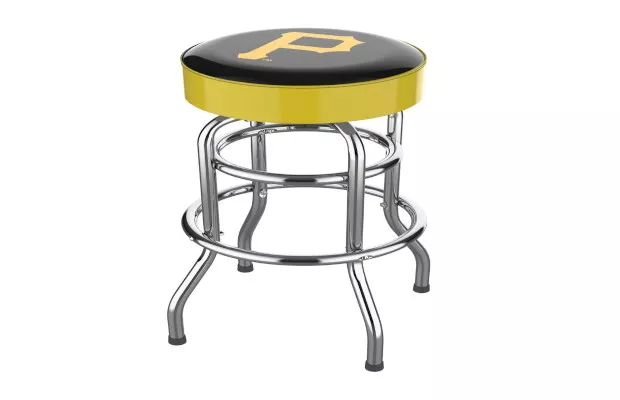 Pittsburgh Pirates Chrome Bar Stool For Sale – Game Room Gorilla