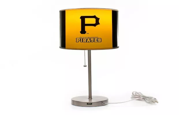 Pittsburgh Pirates Chrome Lamp For Sale – Game Room Gorilla