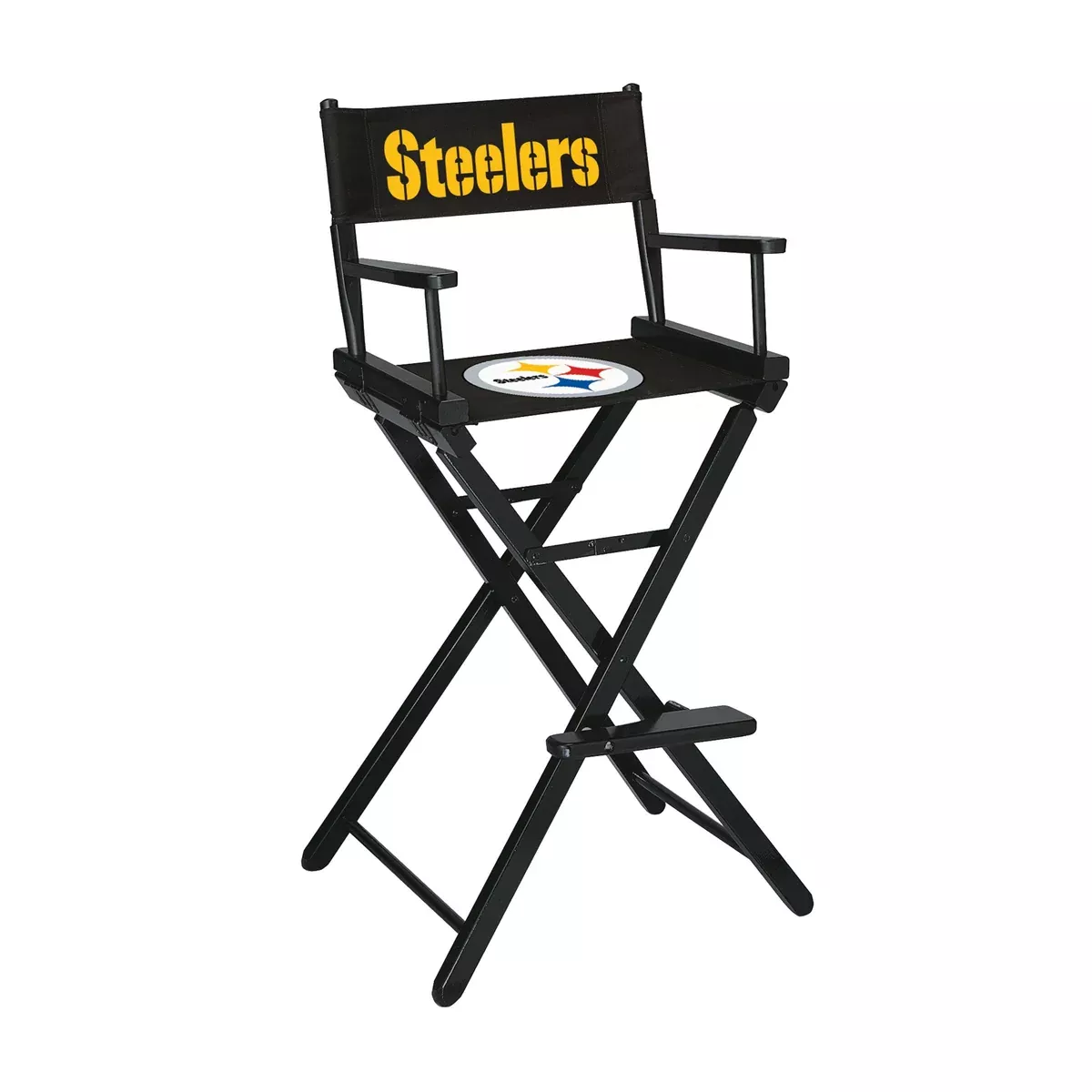 Pittsburgh Steelers Bar Height Directors Chair