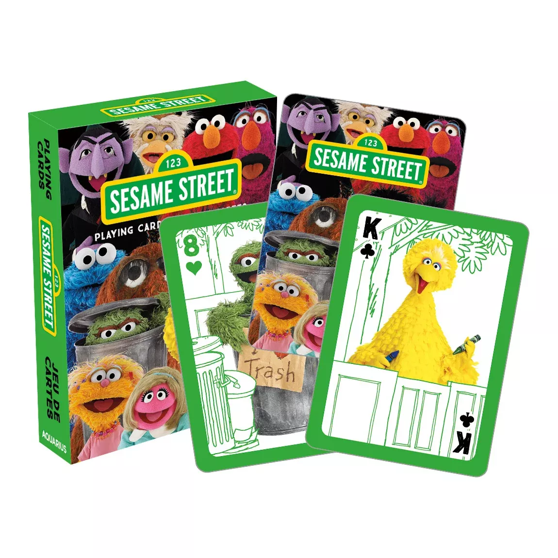 Playing Cards Sesame Street Cast