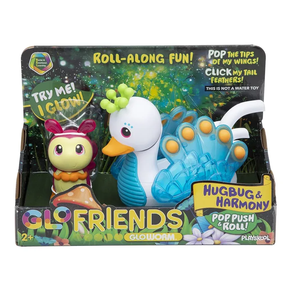 Playskool Hugbug & Harmony Sensory Toy, Small, Multi-Color