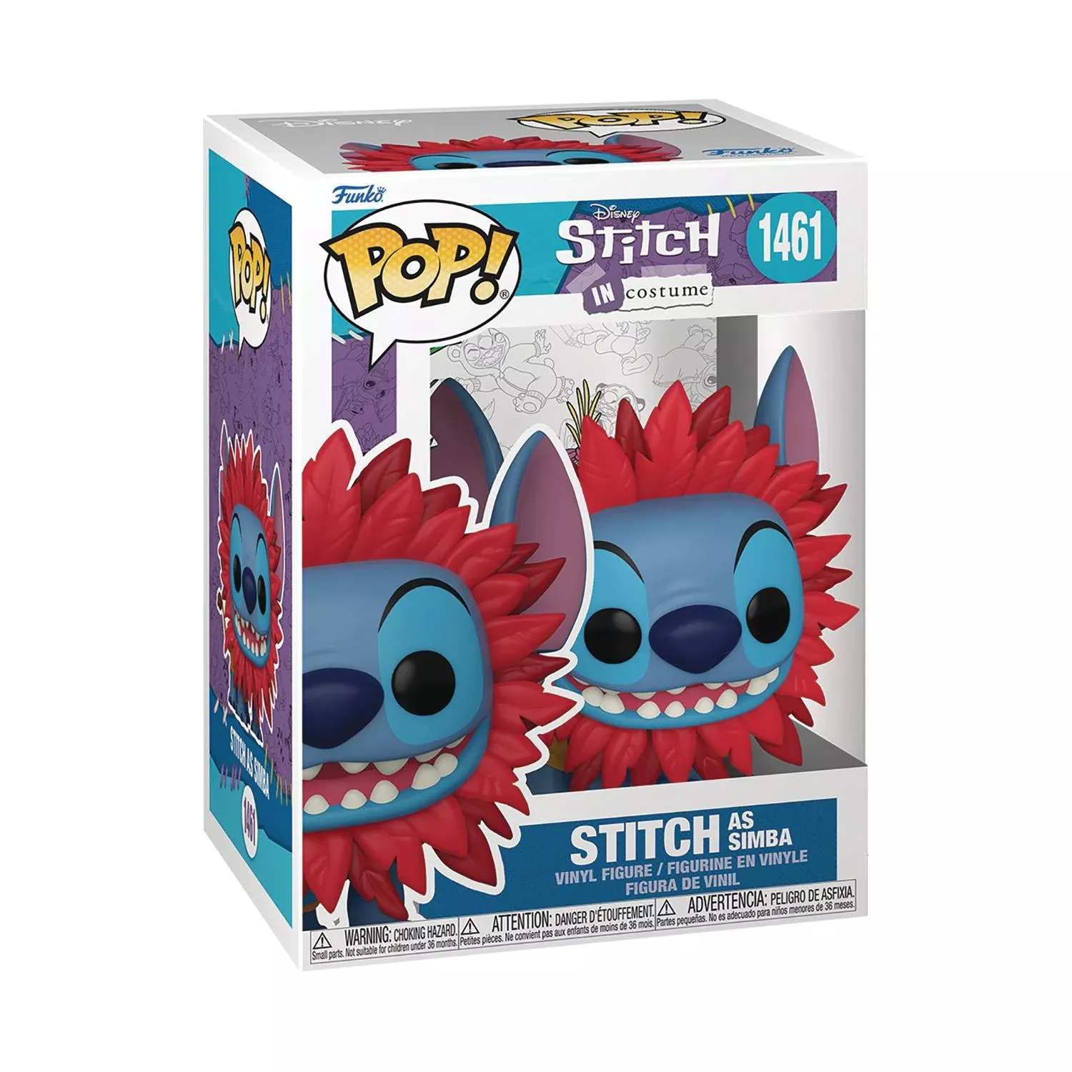 POP DISNEY STITCH COSTUME SIMBA VIN FIG [IN STOCK]
