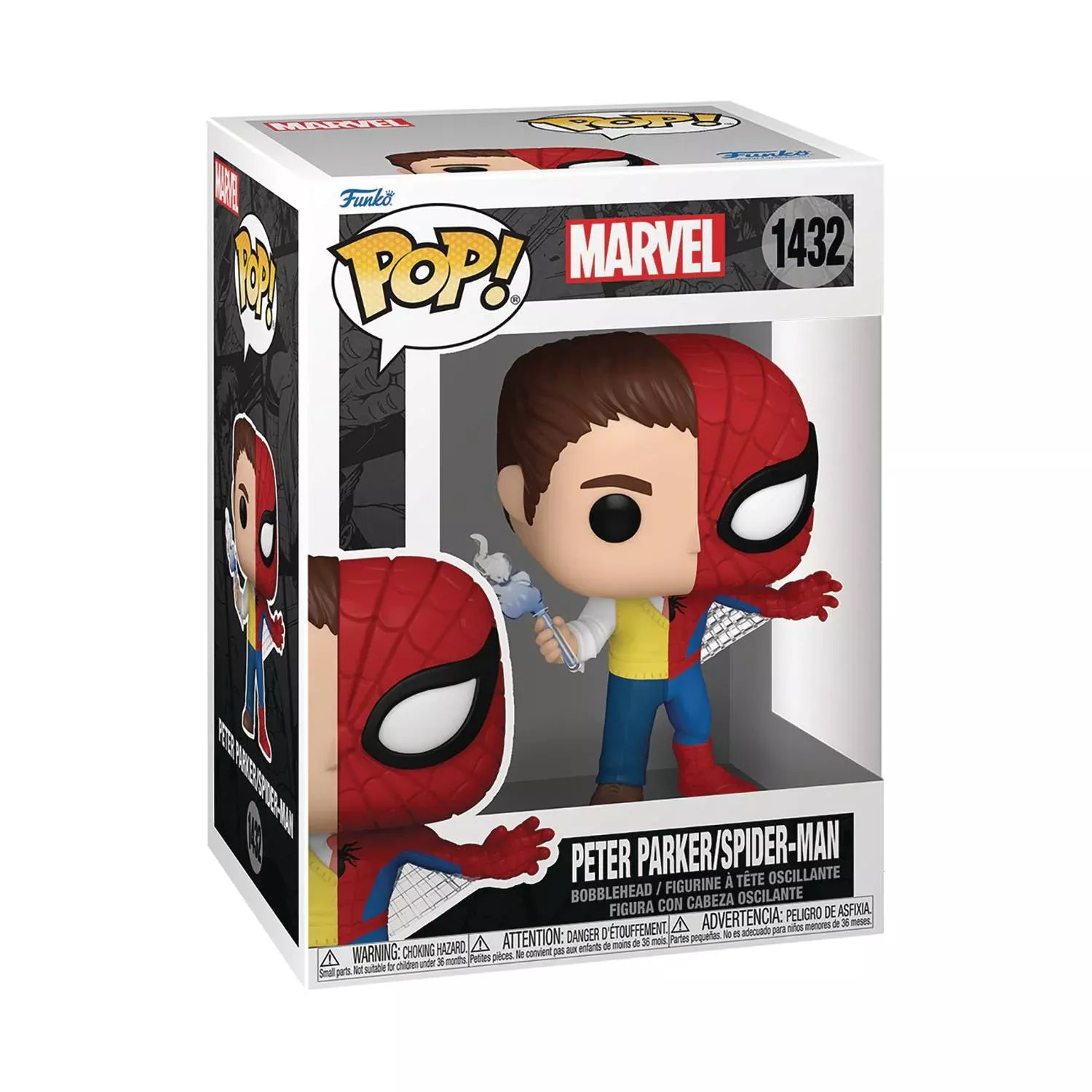 POP MARVEL SPLIT SPIDER-MAN/PETER PARKER VIN FIG[IN STOCK]