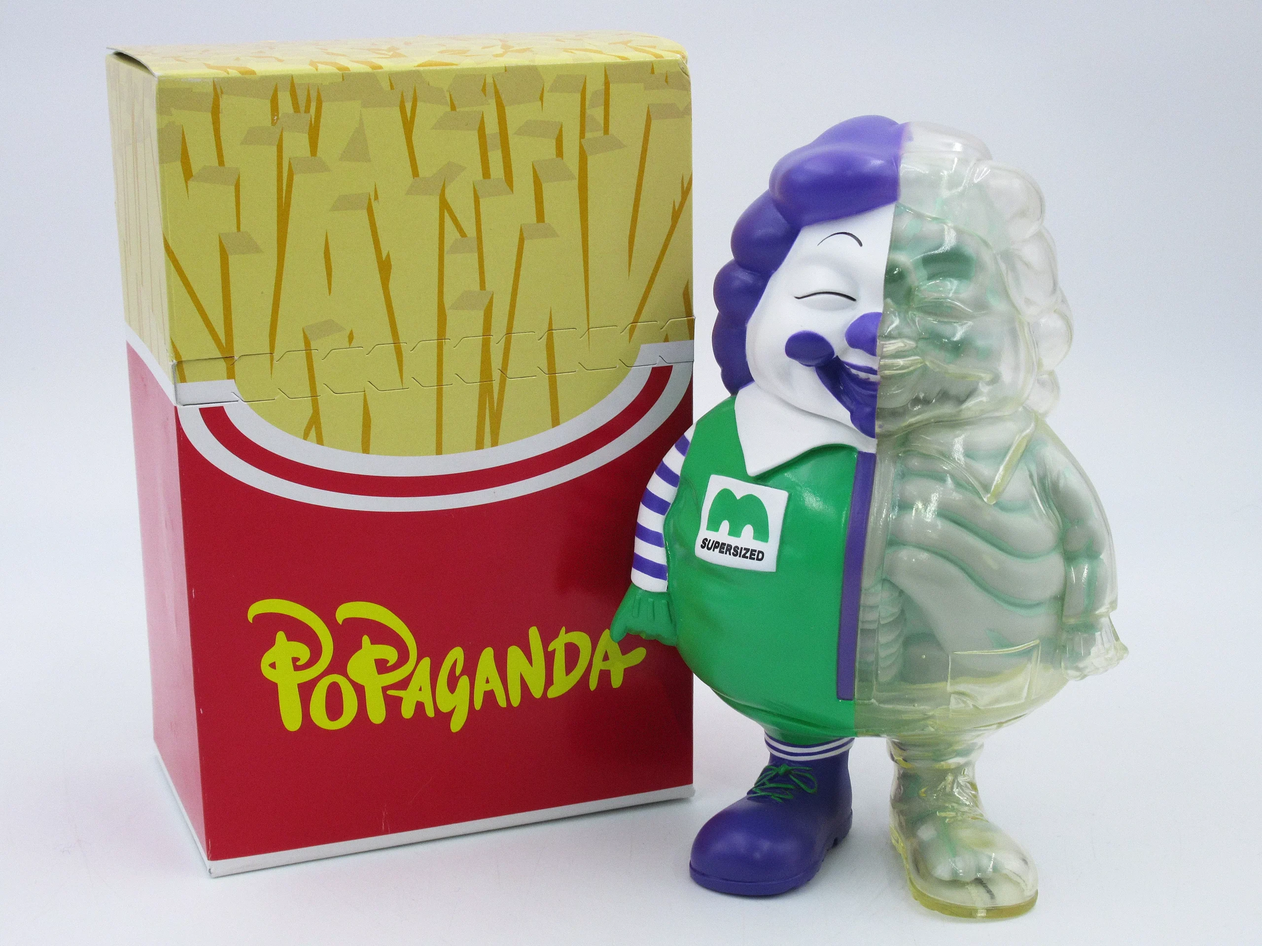 POPAGANDA MC Supersized X-Ray (Green/Purple) Vinyl FIgure - Ron Englis
