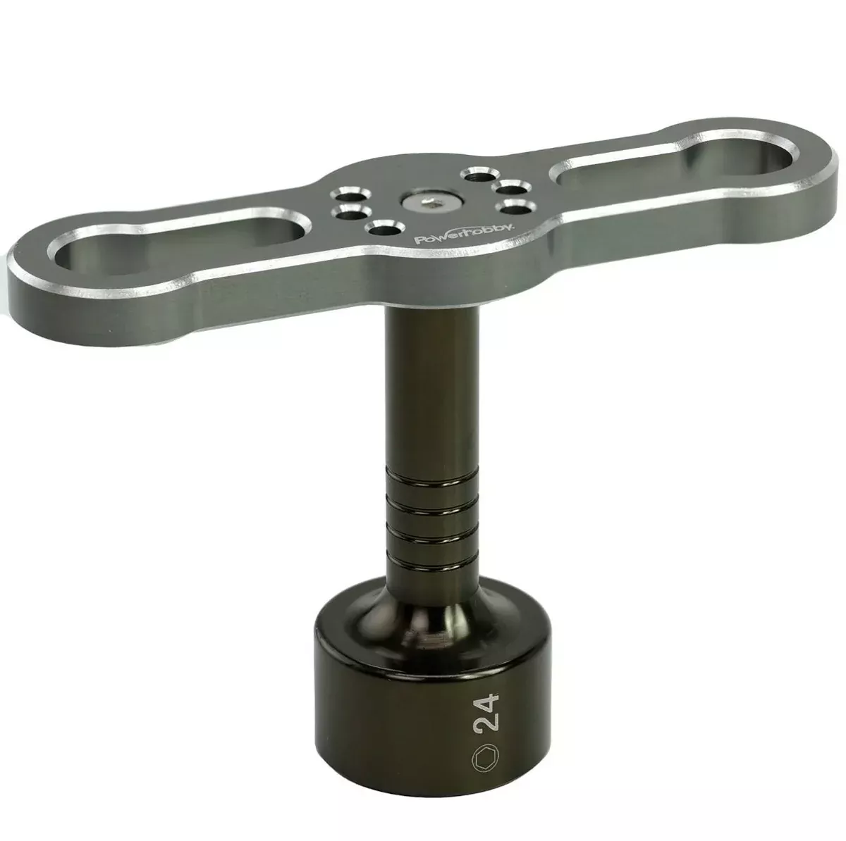Powerhobby PHBPHT028 24mm Aluminum T-Handle Hex Wheel Wrench Tool