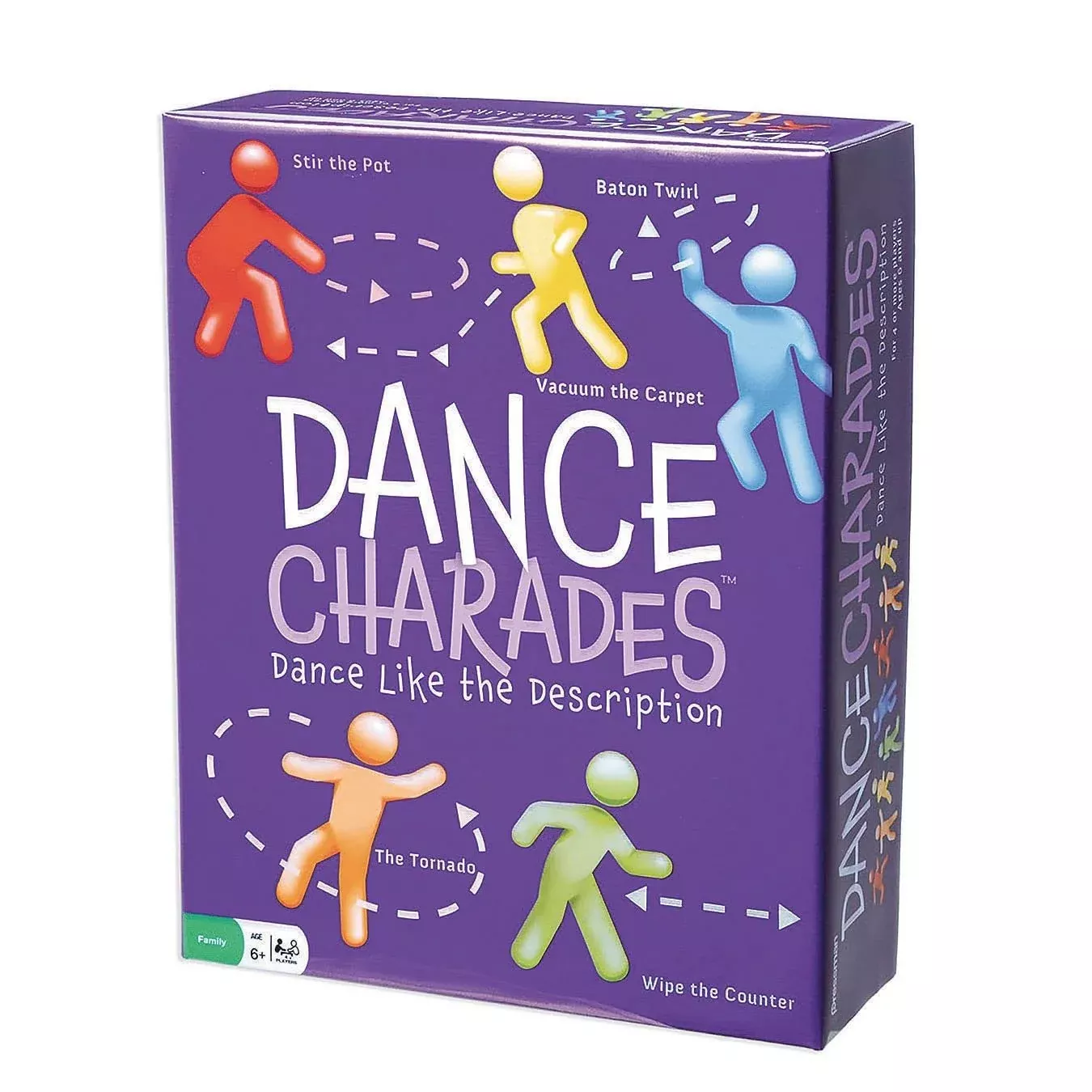 Pressman Dance Charades Game for 4+ Players, Purple, 5" Size