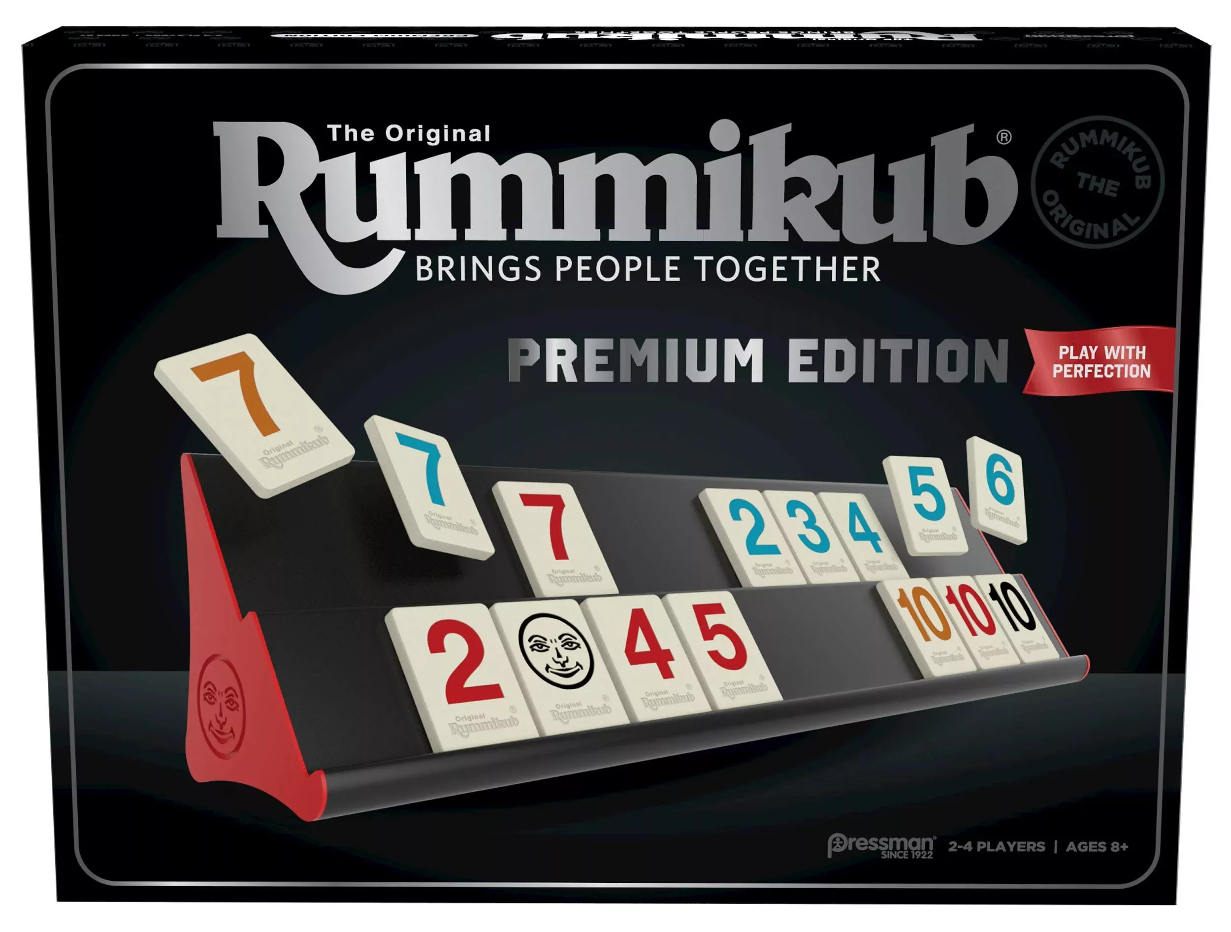Pressman Rummikub Game Set for 2-4 Players, Silver, One Size
