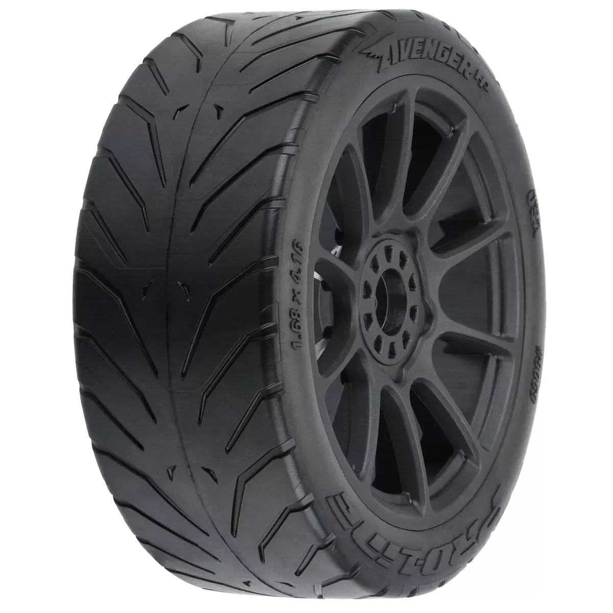 Pro-Line 9069-21 Avenger HP S3 Soft Belted 1:8 Buggy Tires Mounted 2 Pack